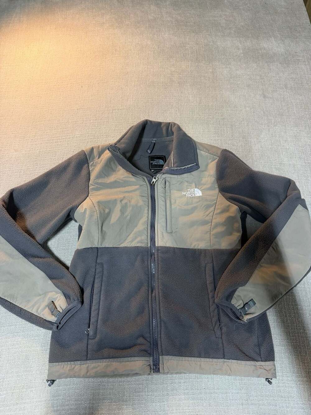 The North Face Fleece Jacket Size S Gray Full Zip